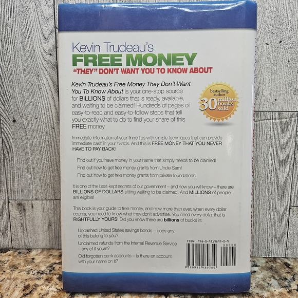 Free Money ""They"" Don't Want You to Know About Kevin Trudeau #1 NY Times - Picture 15 of 16